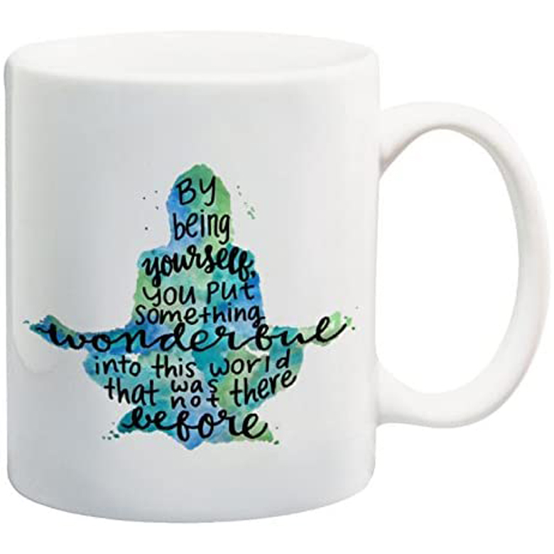 Aligned Chakras Coffee & Teacup-Great Positive Vibes Gift Funny Meditation Mug